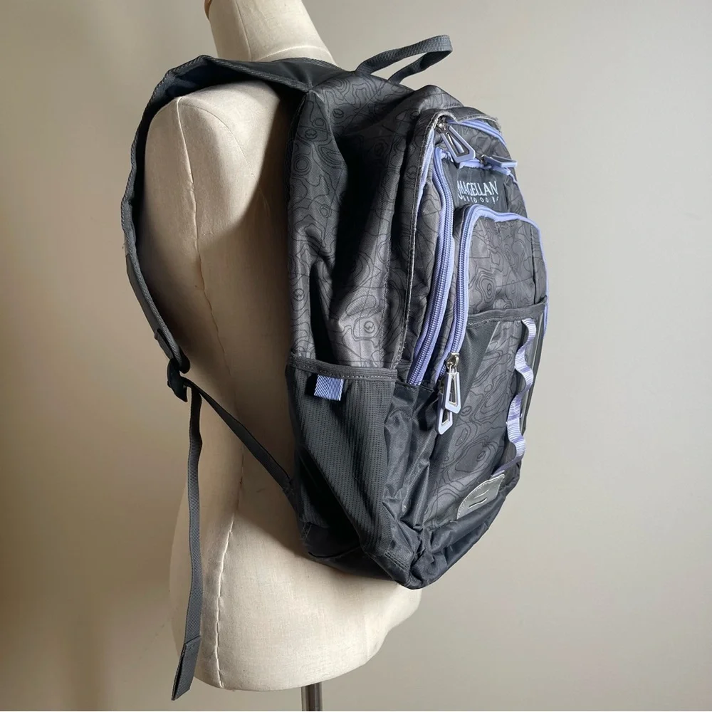 Magellan Outdoors Grey Backpack Multi-Pocket